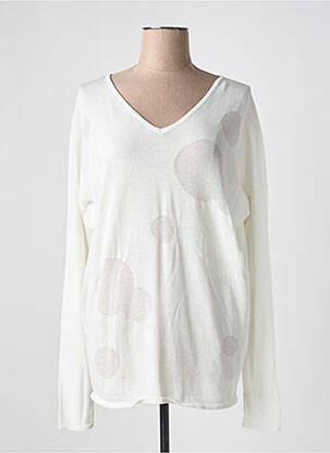 Pulover bej SARAH PACINI femeie