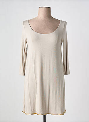 Tunică mâneci lungi bej SARAH PACINI femeie