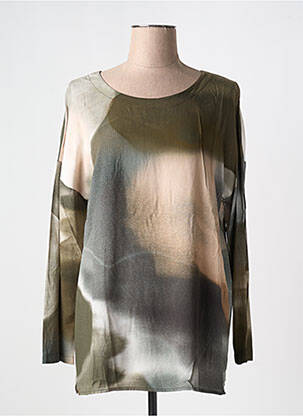 Tunică mâneci lungi verde VETONO femeie