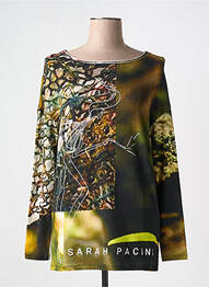 Tricou mâneci lungi mâneci lungi verde SARAH PACINI femme
