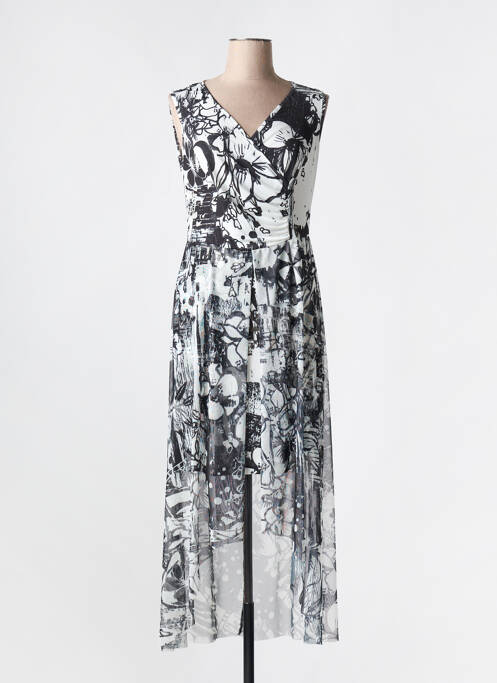 Rochie lungă negru MALOKA femeie