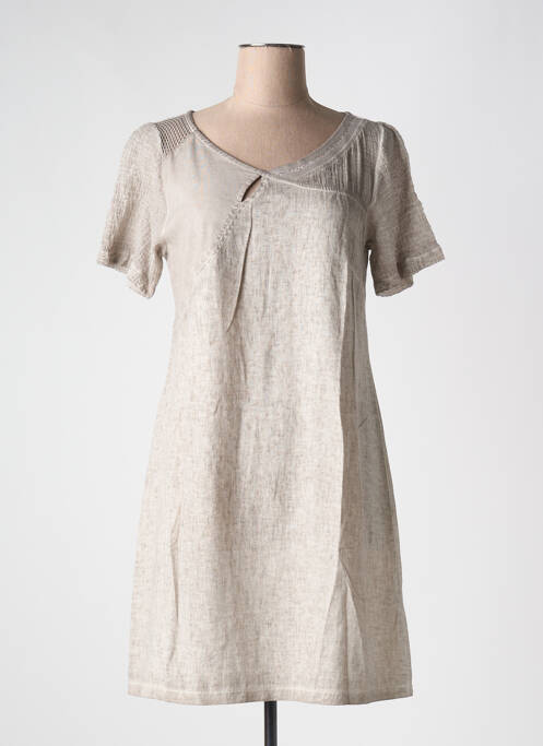 Rochie scurtă gri MALOKA femeie