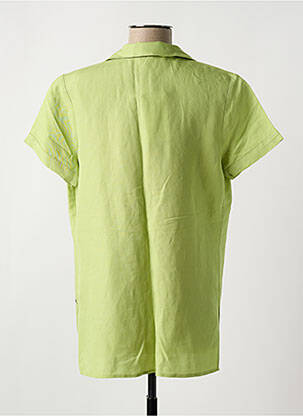 Jachete casual guler de bluză verde SURKANA femeie