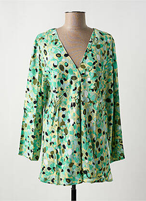 Tunică mâneci lungi verde MASAI femeie