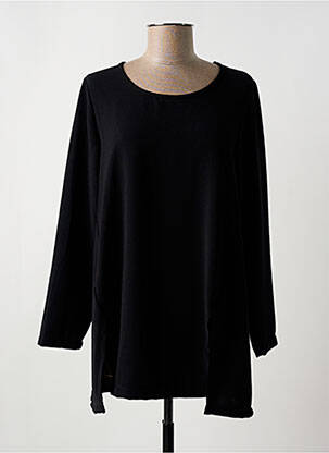 Tunică mâneci lungi negru G!OZE femeie