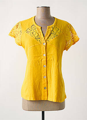 Cămașă galben MALOKA femeie