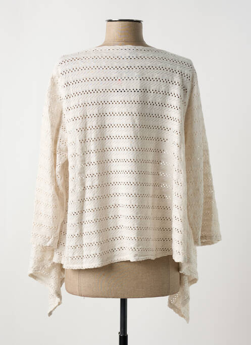 Vestă cu mâneci lungi bej G!OZE femeie