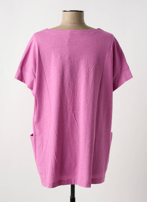 Tunică mâneci scurte roz MES SOEURS ET MOI femeie