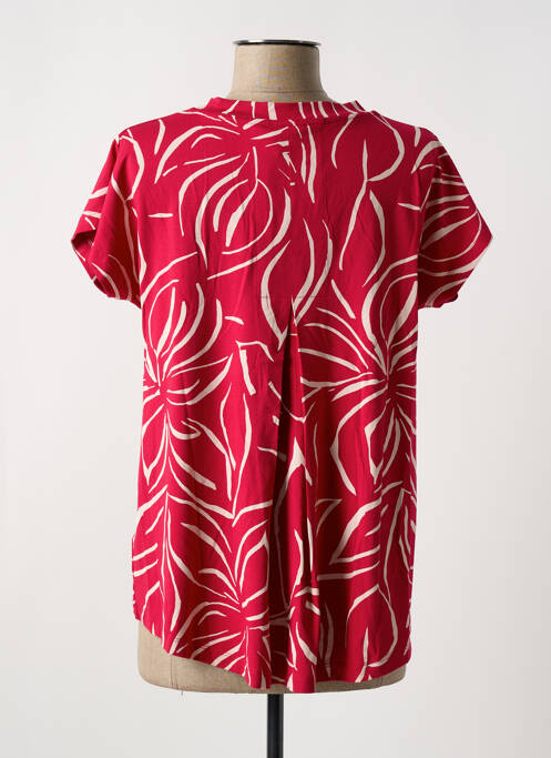 Tricou croială dreaptă mâneci scurte roșu MASAI femme