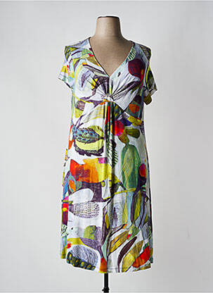 Rochie midi gri DOLCEZZA femeie