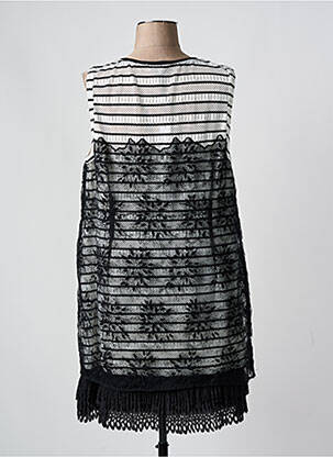 Rochie scurtă fără mâneci fără mâneci negru LESLIE femeie