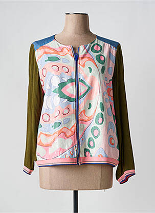 Jachete casual guler rotund roz POUPÉE CHIC BY MERCEDES DE MIGUEL femeie