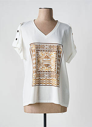 Tricou bej LESLIE femeie