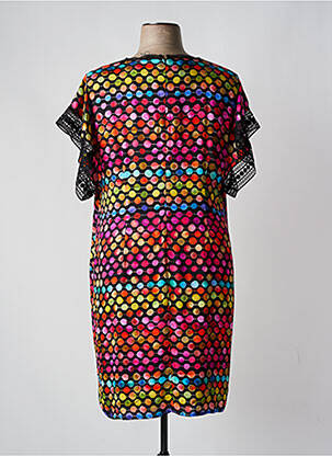 Rochie midi închidere cu fermoar la spate mâneci scurte negru PAUSE CAFE femeie