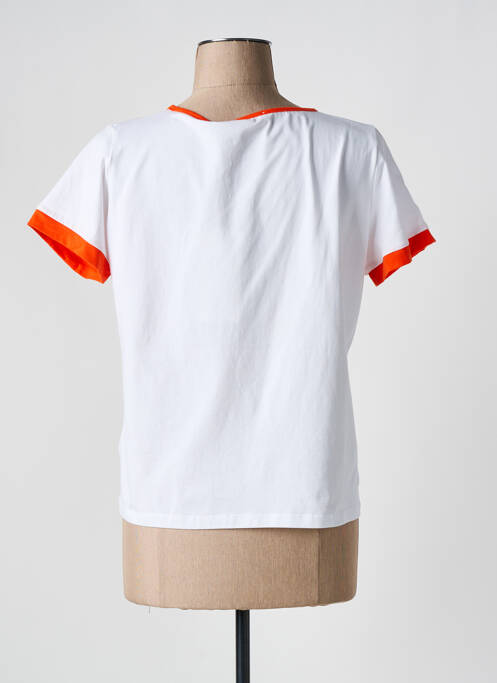 Tricou portocaliu POUPÉE CHIC BY MERCEDES DE MIGUEL femeie