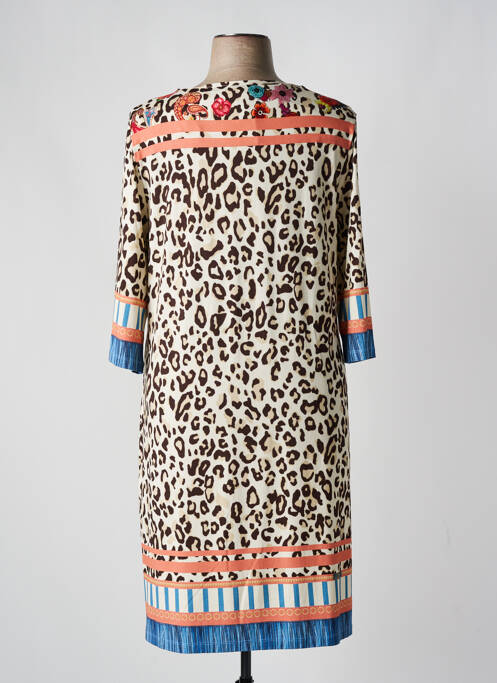 Rochie midi bej FUEGO WOMAN femeie