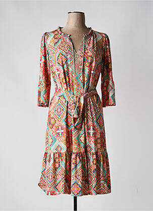 Rochie midi portocaliu K-DESIGN femeie