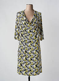 Rochie scurtă mâneci 3/4 mâneci 3/4 galben ELEONORA AMADEI femme
