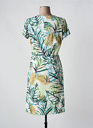 Rochie midi mâneci scurte mâneci scurte verde K-DESIGN femeie