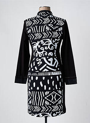 Rochie scurtă mâneci lungi mâneci lungi negru DOLCEZZA femeie