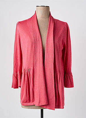 Vestă cu mâneci lungi roz K-DESIGN femeie