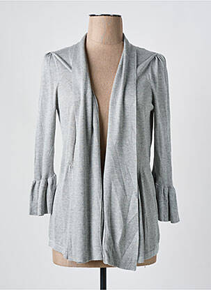 Vestă cu mâneci lungi gri K-DESIGN femeie
