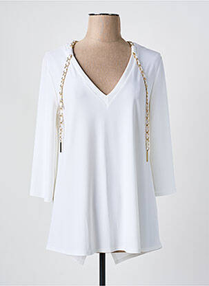 Tunică mâneci lungi bej FRANK LYMAN femeie