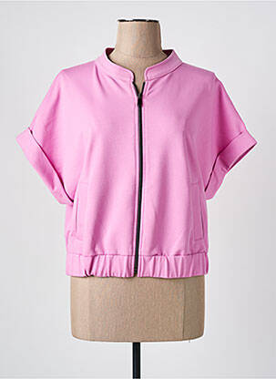 Jachete casual guler rotund roz TUZZI femeie