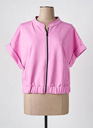 Jachete casual guler rotund roz TUZZI femeie