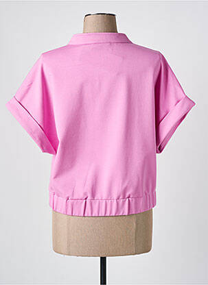 Jachete casual guler rotund roz TUZZI femeie