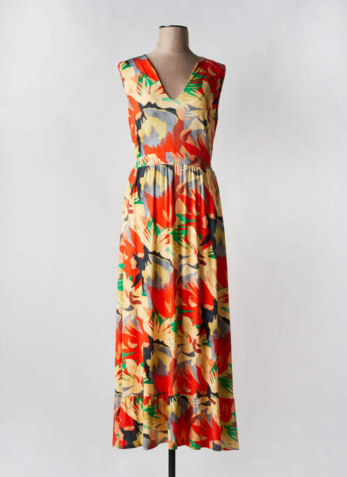 Rochie lungă portocaliu CAP JULUCA femeie