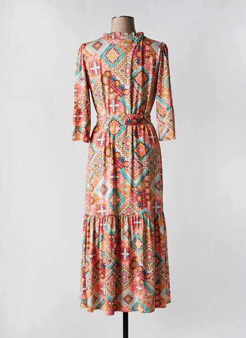 Rochie lungă portocaliu K-DESIGN femeie