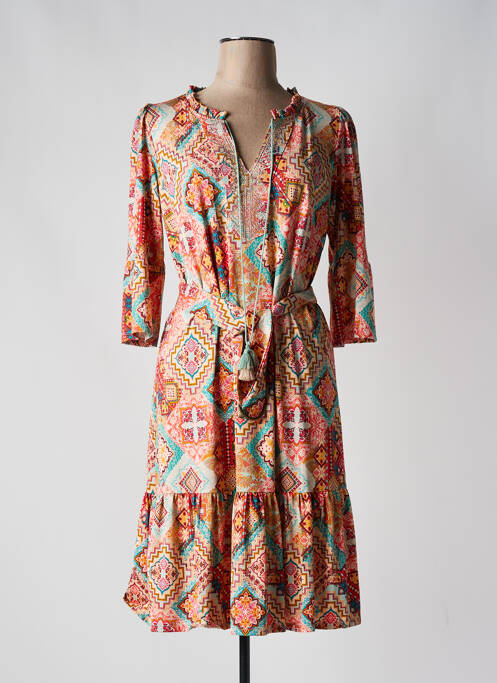 Rochie midi portocaliu K-DESIGN femeie