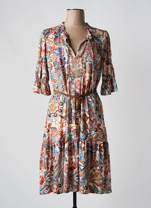 Rochie midi portocaliu K-DESIGN femeie