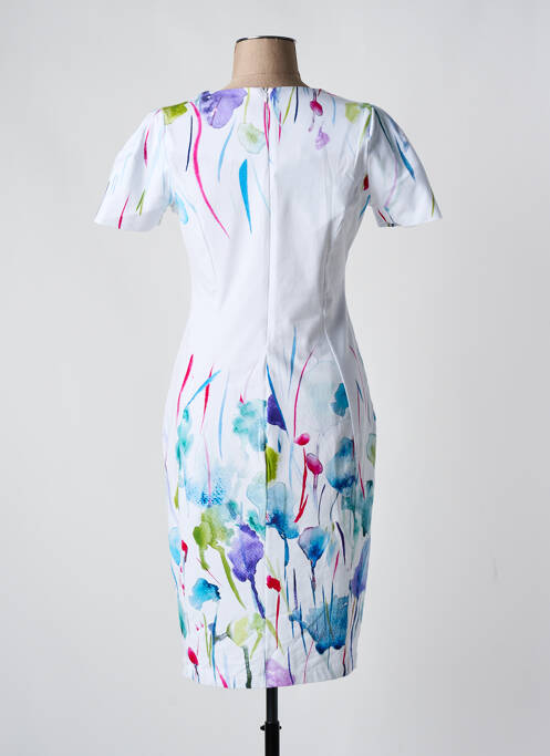 Rochie midi alb DOLCEZZA femeie