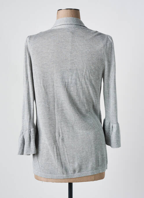 Vestă cu mâneci lungi gri K-DESIGN femeie