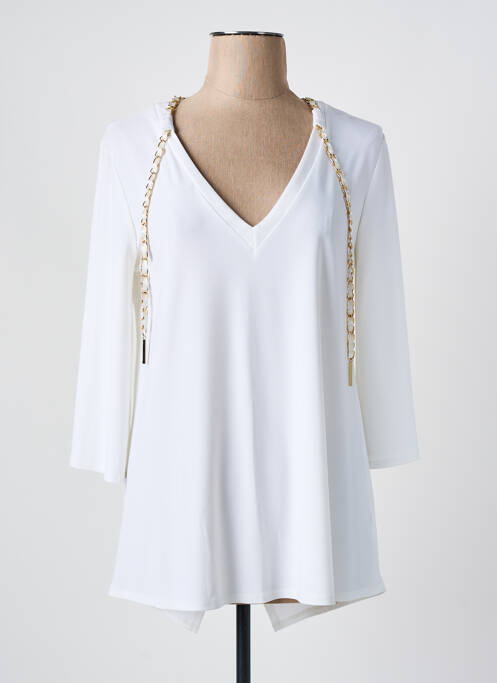 Tunică mâneci lungi bej FRANK LYMAN femeie