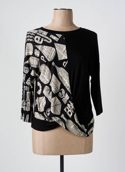 Tricou negru ELEONORA AMADEI femeie