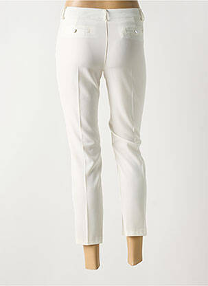 Pantalon 7/8 subțire alb ELEONORA AMADEI femeie