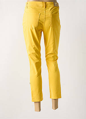 Pantalon 7/8 buzunare galben LESLIE femeie
