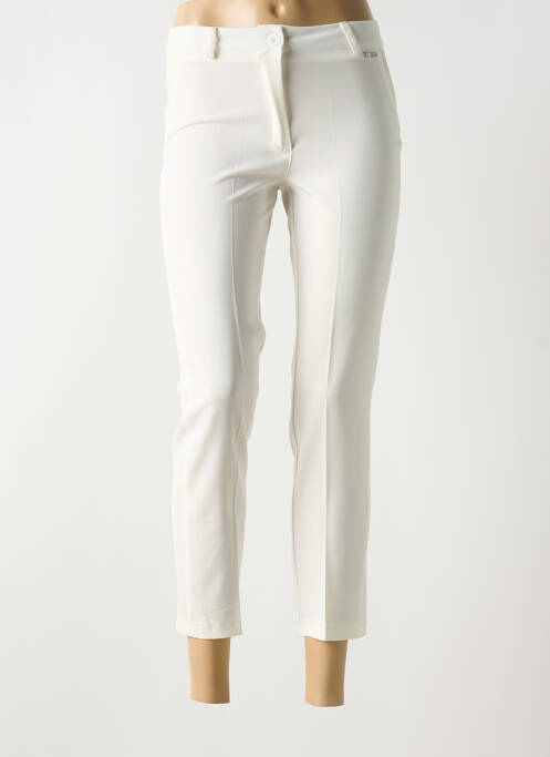 Pantalon 7/8 alb ELEONORA AMADEI femeie