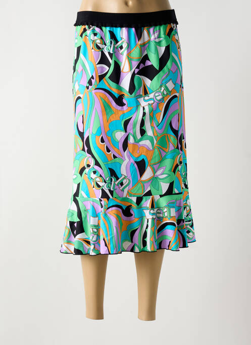 Fustă midi albastru OLIVIER PHILIPS femeie