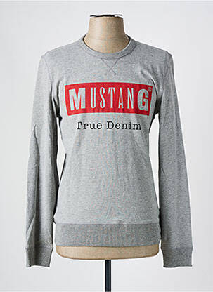 Tricou mâneci lungi mâneci lungi gri MUSTANG femeie