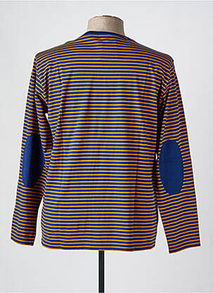 Tricou croială dreaptă mâneci lungi albastru ARMOR LUX bărbat