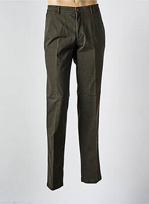 Pantalon chino țesătură poplin mărime normală verde M.E.N.S bărbat