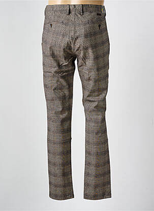 Pantalon chino imprimeu imprimeu prinț de wales mărime normală gri ALBERTO bărbat