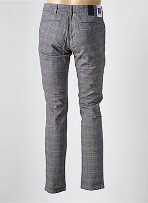 Pantalon chino imprimeu imprimeu prinț de wales mărime normală maro M5 BY MEYER bărbat