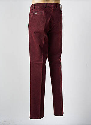 Pantalon chino elasticitate talie joasă roșu MEYER bărbat