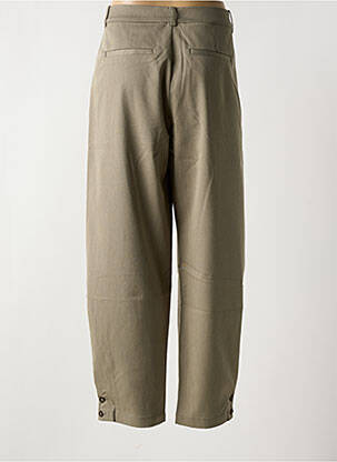 Pantalon drept elasticitate mărime normală verde CREAM femeie