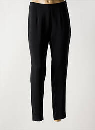 Pantalon slim țesătură poplin mărime normală negru KOKOMARINA femme